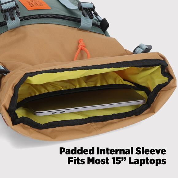 NWT Topo Designs Rover Pack Classic Black Daypack Recycled Nylon Backpack - Picture 5 of 5